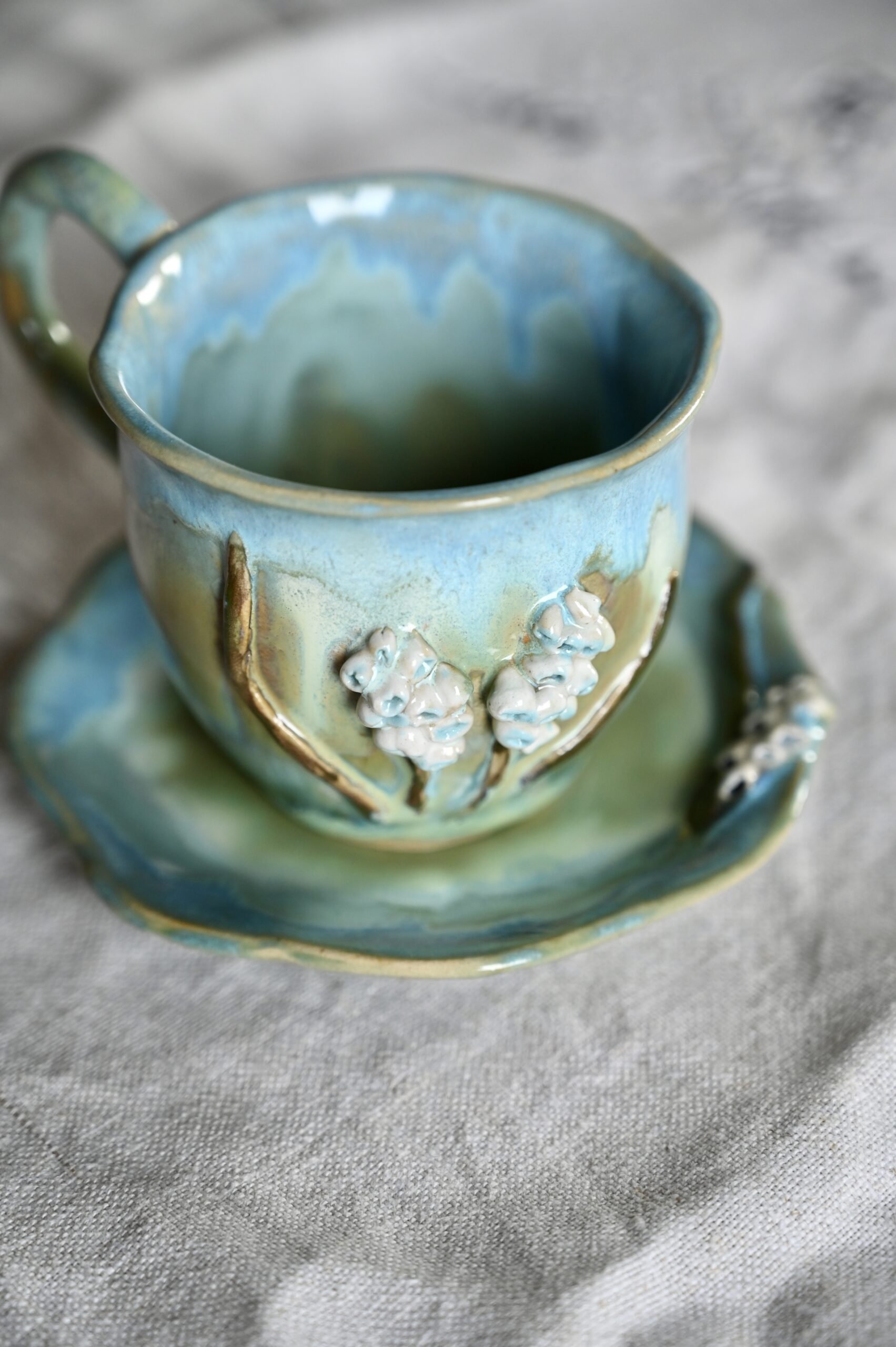 Filiżanka "Biały Szafirek"