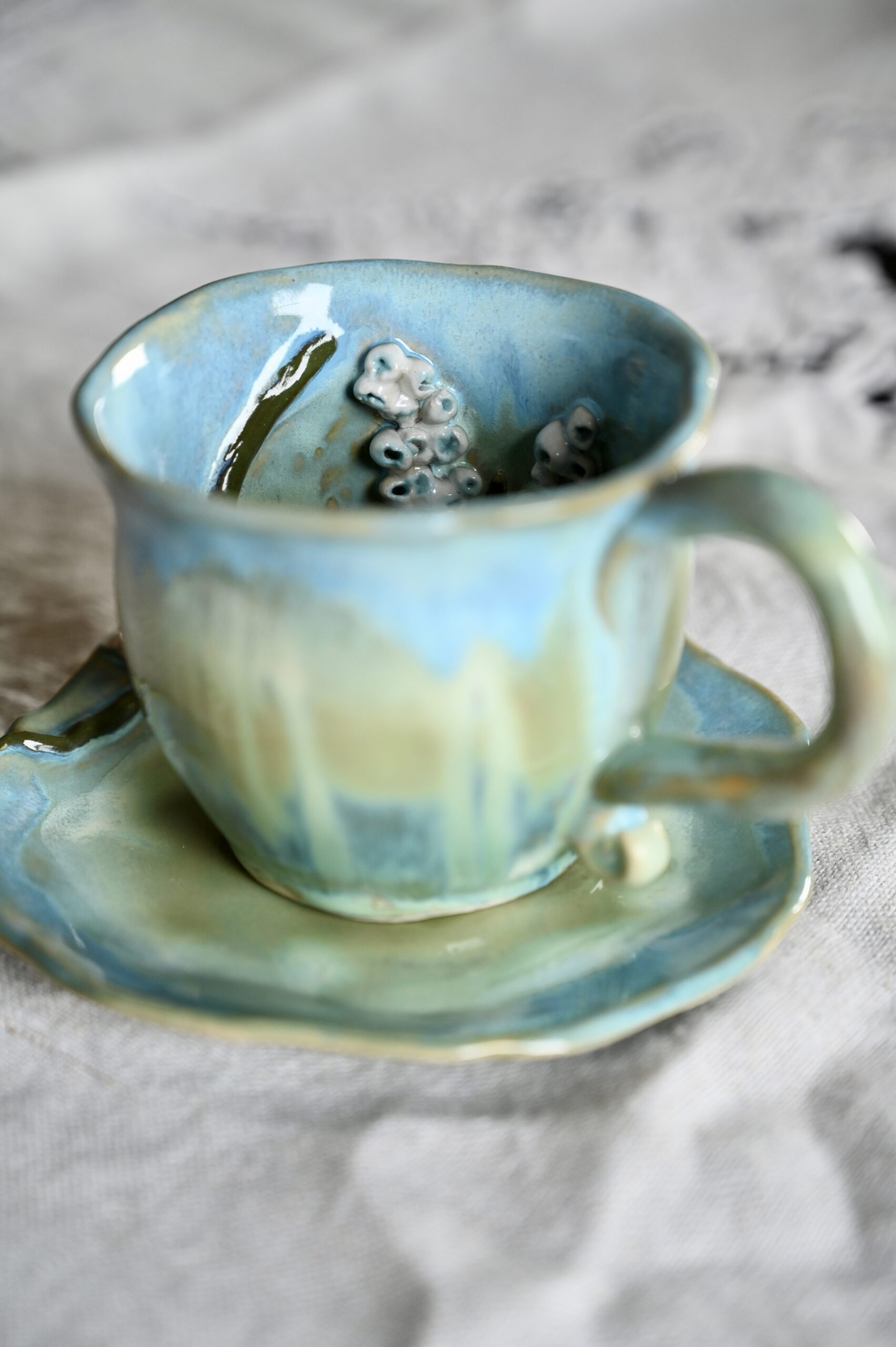 Filiżanka "Biały Szafirek" - obrazek 5